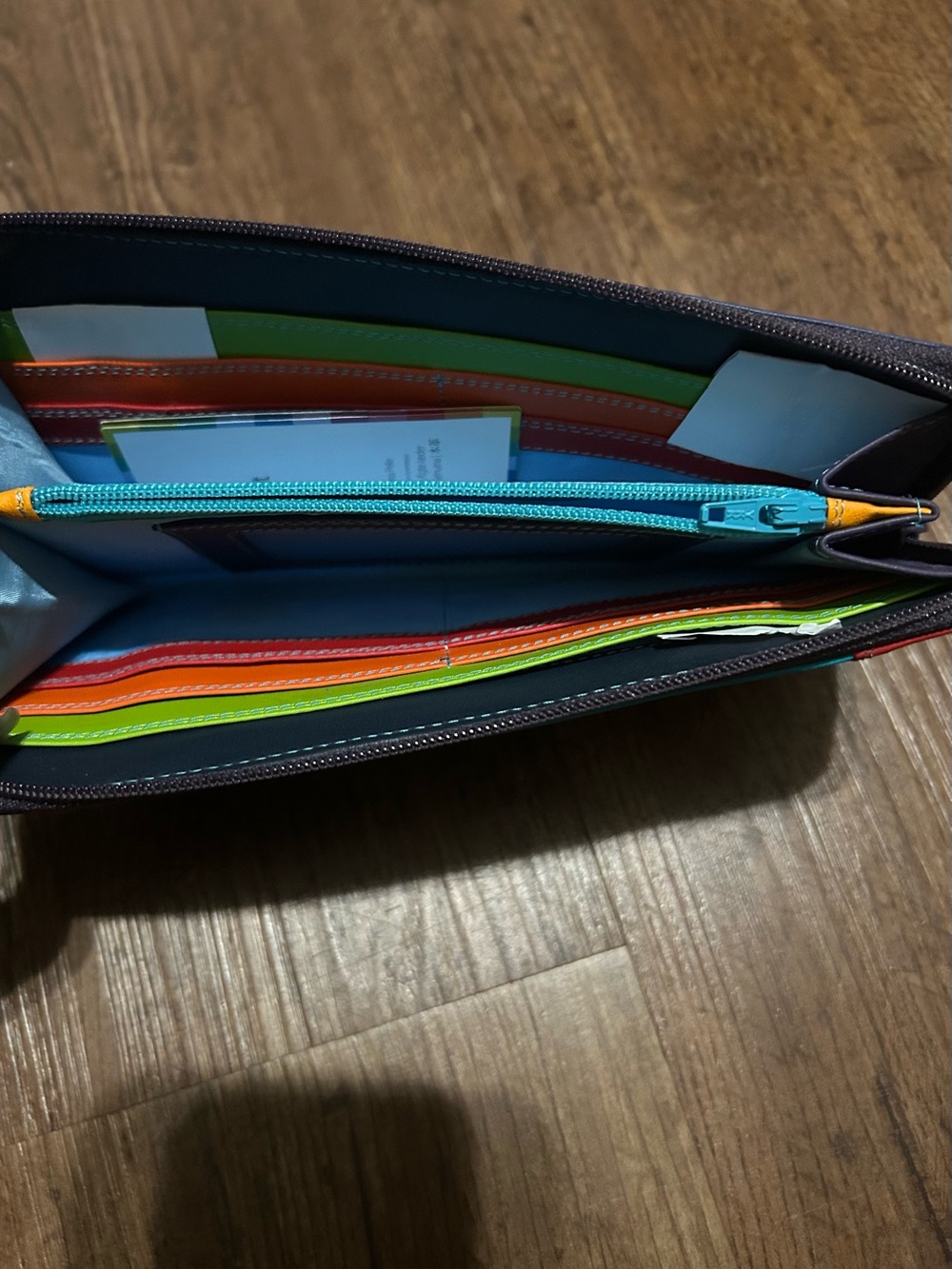 Mywalit Colorblock Zip Wallet with Matching Cardholder - Picture 3 of 3
